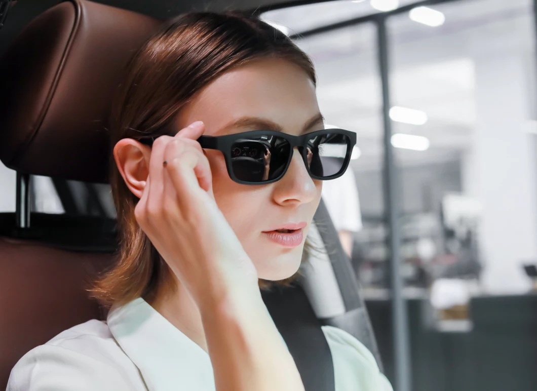 K1 Classic Bluetooth 5.0 Glasses Audio Stereo Speaker Microphone Smart Eyewear for iPhone Huawei Xiaomi