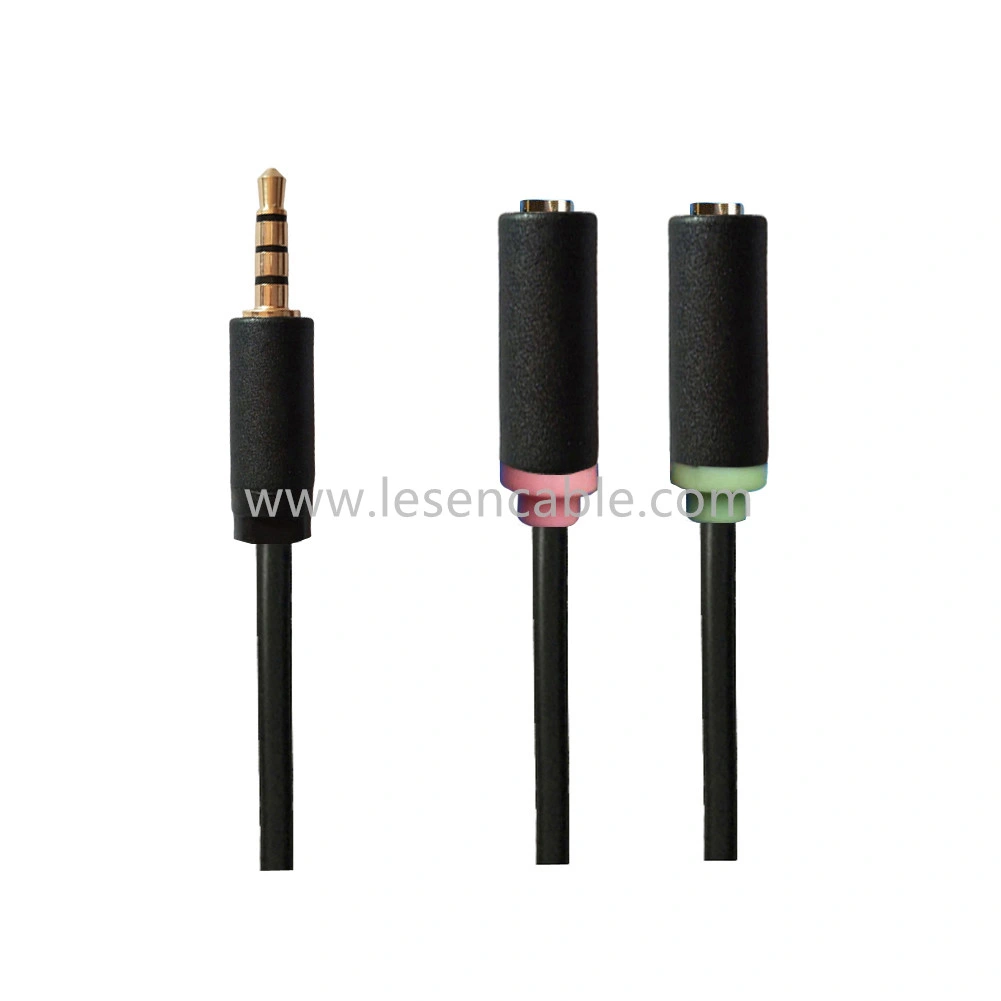 1 to 2 Audio Y Spliter Cable 3.5mm Male to Female Audio Cable