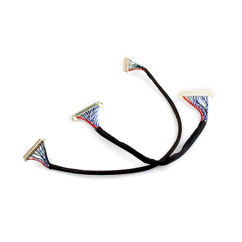 LCD/LED Panel Lvds Cable OEM Custom LCD Screen Display Cable