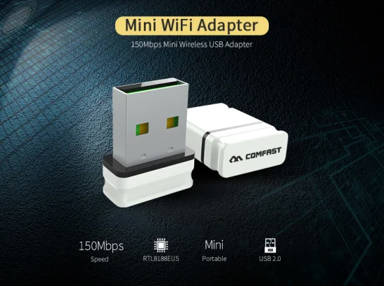CF-Wu810n Rtl8188eus Mini Wireless Dongle USB 2.0 WiFi 802.11n/G/B Treiberfreier WLAN-Adapter 150 Mbit/s